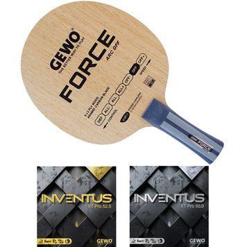 Ракетка для настільного тенісу Gewo Force ARC OFF, Inventus XT Pro 52.5 + 50.0, FL (1163700001) 931328 фото