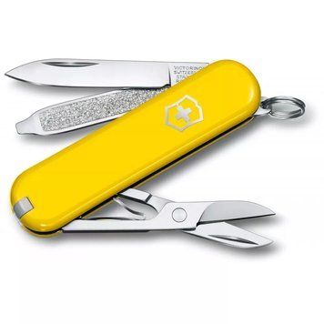 Швейцарський ніж Victorinox Classic SD Colors Sunny Side 58 мм 7 функцій, Жовтий (0.6223.8G) V77552880 фото