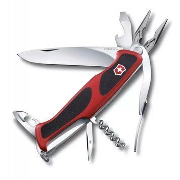 Швейцарський ніж Victorinox RangerGrip 74 Червоний із чорним (0.9723.C) V77553717 фото