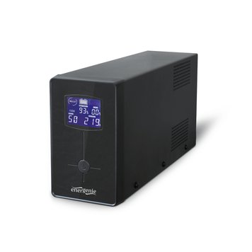 Источник бесперебойного питания EnerGenie EG-UPS-032, LCD дисплей, USB порт, 850 ВтA, черный цвет EG-UPS-032 1007004 фото