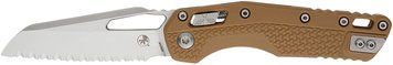 Ніж Microtech MSI Stonewash FS Dark Earth Серрейтор 210T-12PMDE 14090610 фото