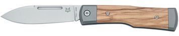 Ніж Fox Gunstock M390 Olive Wood Titanium Black FX-558 OL 17530739 фото