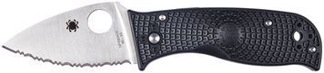 Ніж Spyderco Lil Temperance 3 Lightweight Cеррейтор C69SBK3 871542 фото
