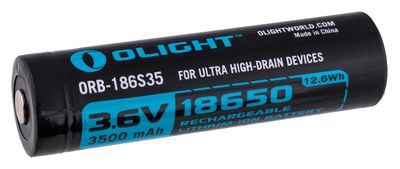 Акумуляторна батарея Olight 18650 HDС (10A) 3500mAh ORB2-186S35 23702465 фото