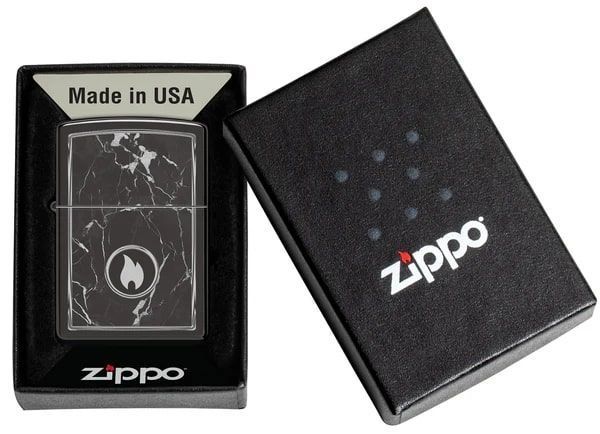 Зажигалка Zippo 24756 Marble Flame Design 46571 V77553905 фото