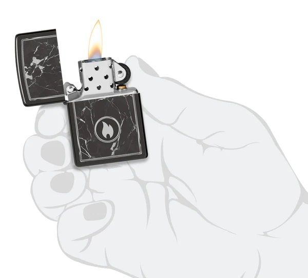 Зажигалка Zippo 24756 Marble Flame Design 46571 V77553905 фото