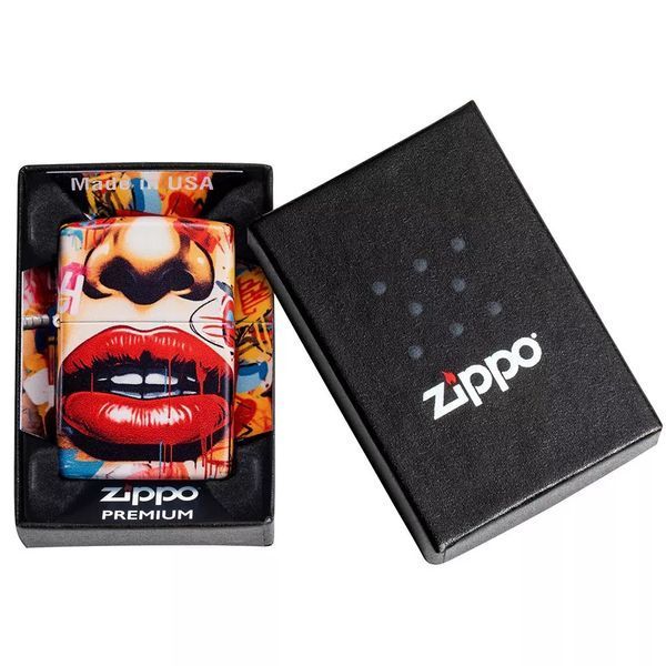 Запальничка Zippo Street Art Face Design 46257 V77550908 фото