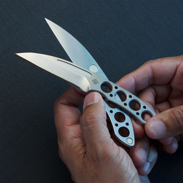 Набор двух ножей Ocaso Duo Desk Knife Wharncliffe с подставкой из древесины ореха 80DKW 4008999 фото