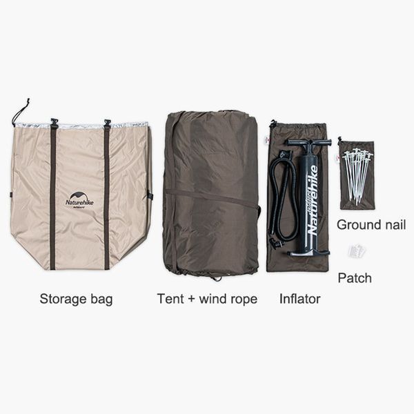 Тент для кемпінгу Naturehike Hexagon Inflatable NH20TM002 380*329*220 85175 фото