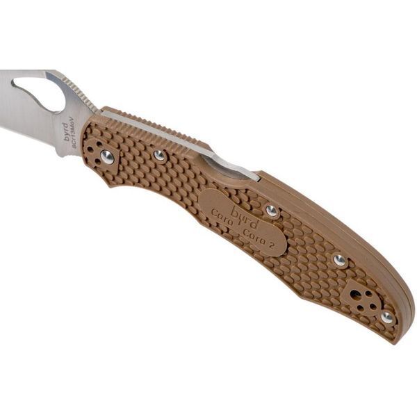 Ніж Spyderco Byrd Cara Cara 2 Коричневий BY03PBN2 871342 фото