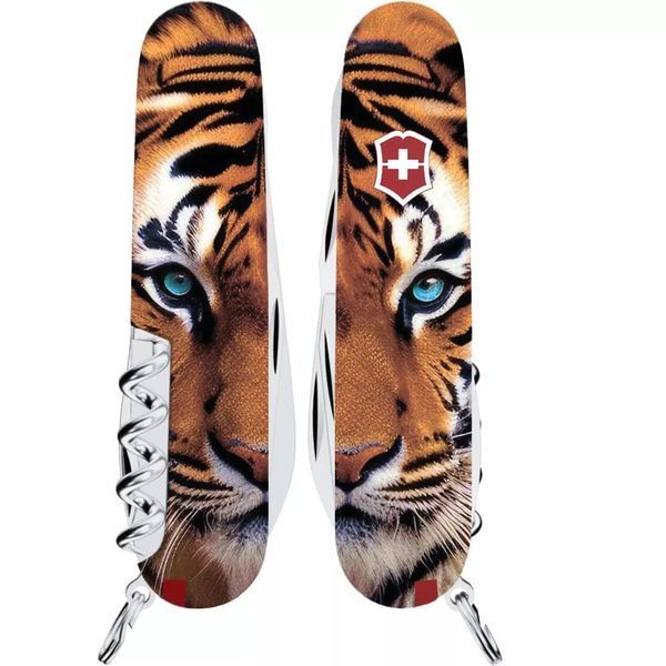 Швейцарский нож Victorinox Climber Animal 91 мм 15 функций Тигр (1.3703_F1030pw) V77552756 фото