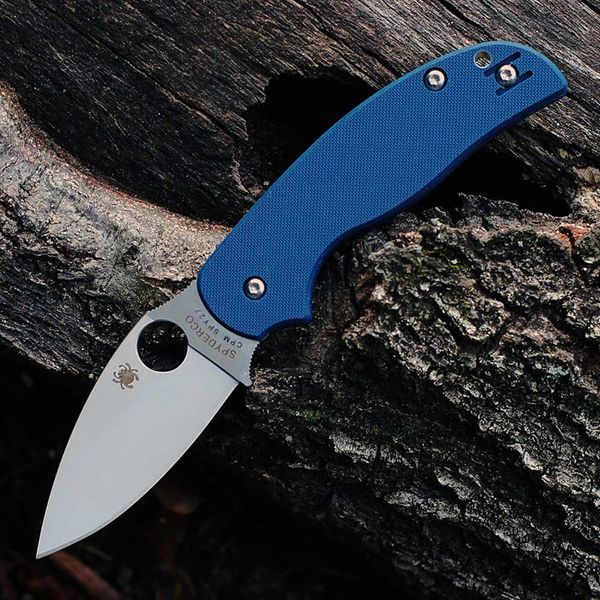 Ніж Spyderco Sage 5 CPM SPY27 G-10 Blue C123GPCBL 871721 фото