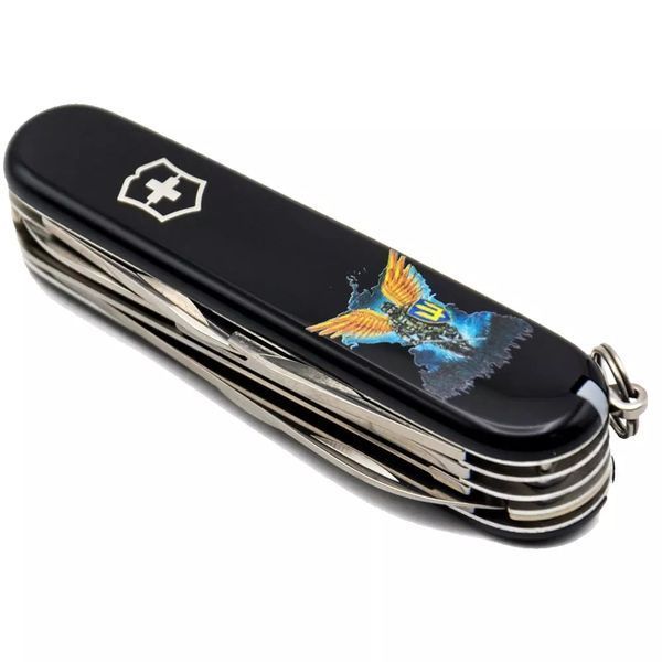 Швейцарский нож Victorinox Huntsman Ukraine Ангел ВСУ (1.3713.3_T1061u) V77552970 фото