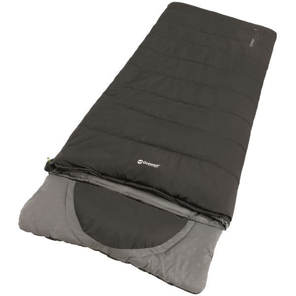 Спальний мішок Outwell Contour Reversible/+2&deg;C Midnight Black Left (230365) 928748 фото
