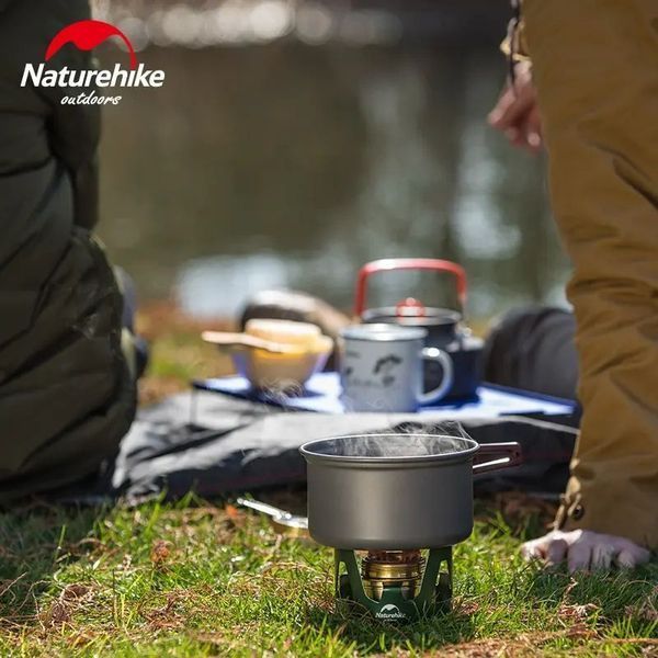 Пальник спиртовий Naturehike NH Alcohol Burner steel NH18L001-T, зелений 68382 фото