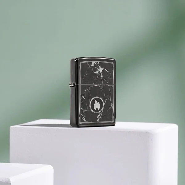Зажигалка Zippo 24756 Marble Flame Design 46571 V77553905 фото