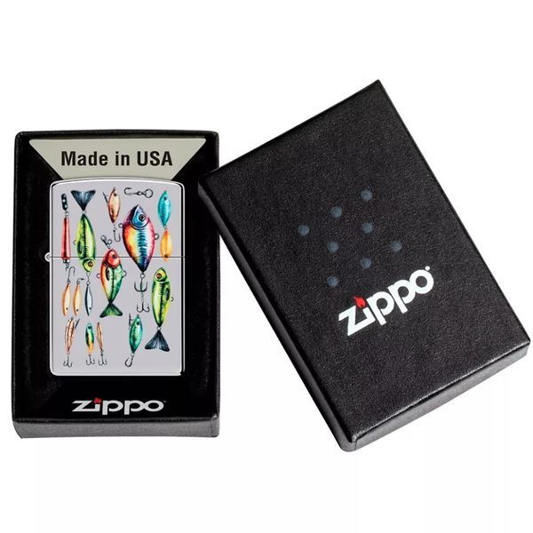 Зажигалка Zippo Fishing Hooks Design 46319 V77550889 фото