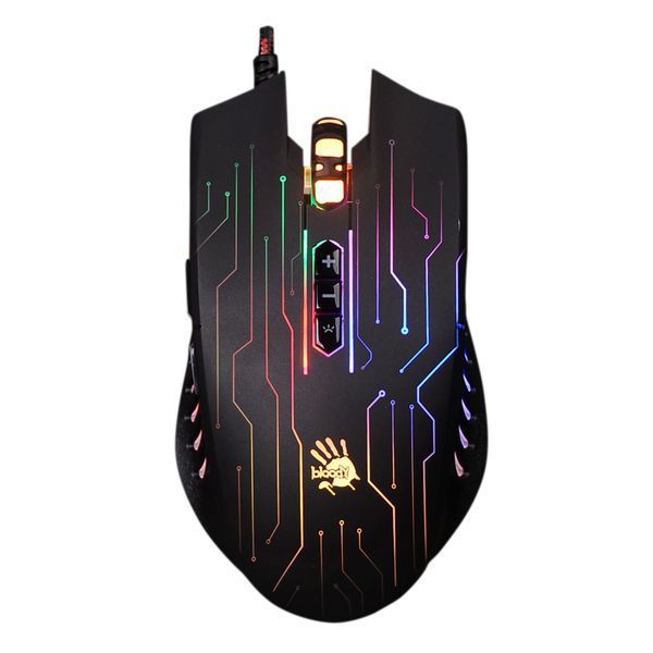 Миша ігрова A4-Tech Bloody Q81, чорна, з підсвічуванням Circuit, USB Q81 Circuit Bloody 0202883 фото
