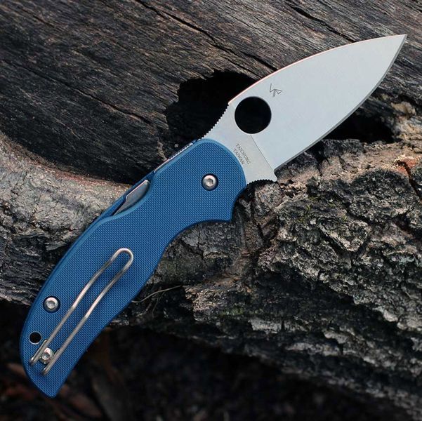 Ніж Spyderco Sage 5 CPM SPY27 G-10 Blue C123GPCBL 871721 фото