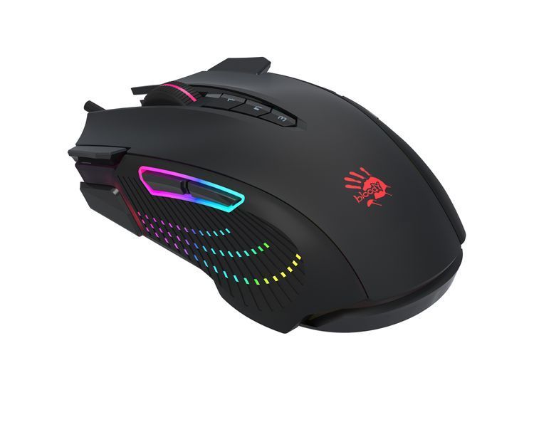 Миша ігрова A4Tech J90s Bloody, чорна, RGB підсвічування J90s Bloody (Black) 1604557 фото