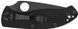 Ніж Spyderco Tenacious Black Blade Lightweight Напівсеррейтор C122PSBBK 871393 фото 9