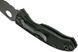 Ніж Spyderco Tenacious Black Blade Lightweight Напівсеррейтор C122PSBBK 871393 фото 5