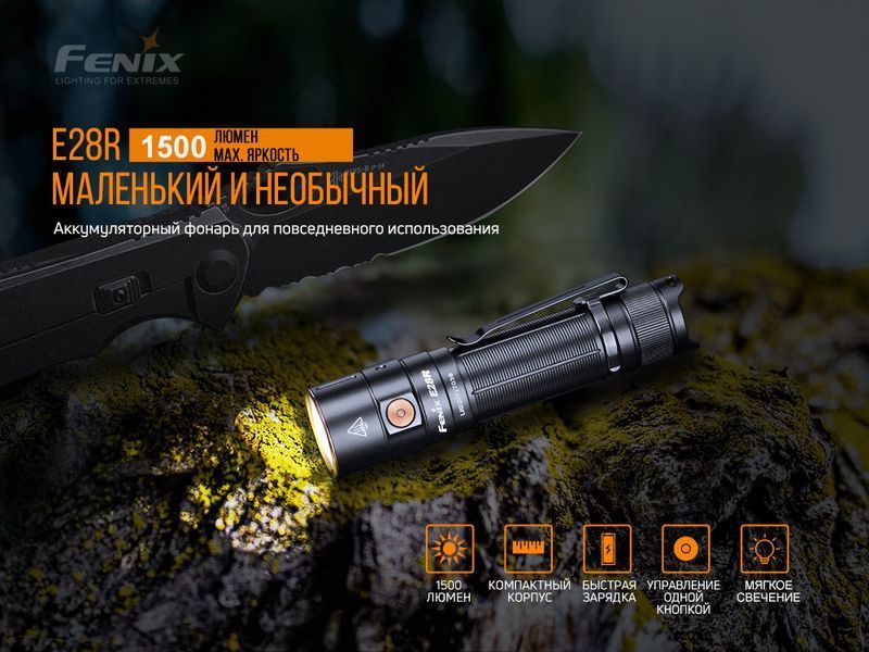 Ліхтар ручний Fenix E28R 73442 фото