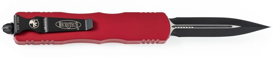 Ніж Microtech Dirac Delta D/E Black Blade Red 227-1RD 14090892 фото