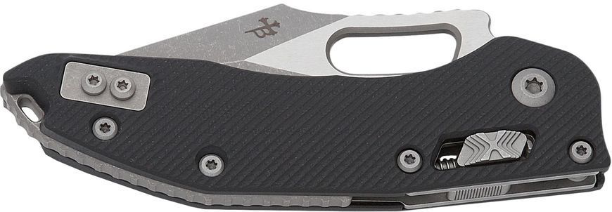 Ніж Microtech Stitch Ram-Lok Apocalyptic Serrated Black 169RL-12APFLGTBK 14090678 фото