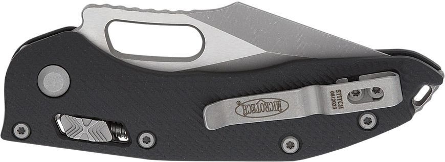 Ніж Microtech Stitch Ram-Lok Apocalyptic Serrated Black 169RL-12APFLGTBK 14090678 фото