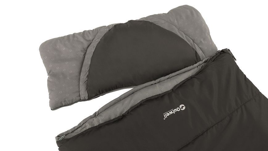 Спальний мішок Outwell Contour Reversible/+2&deg;C Midnight Black Left (230365) 928748 фото