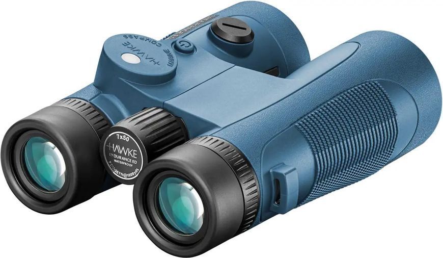 Бинокль Hawke Endurance EMarine 7х50 с компасом и дальномерной сеткой Синий 36506 39860449 фото