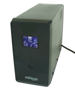 Источник бесперебойного питания EnerGenie EG-UPS-033, LCD дисплей, USB порт, 1200 ВтA, черный цвет EG-UPS-033 1007005 фото