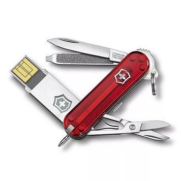 Швейцарський ніж Victorinox з USB-модулем на 16 Гб 58 мм Червоний (4.6125.TG16B) V77552228 фото