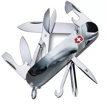 Швейцарський ніж Victorinox Super Tinker Animal 91 мм 15 функцій Кінь (1.4703.7_F1090pw) V77552828 фото