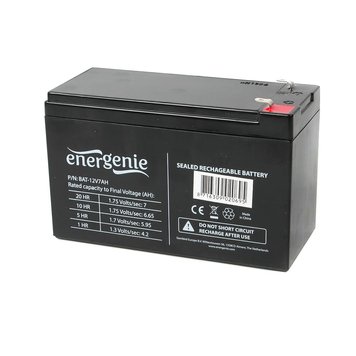 Аккумуляторная батарея EnerGenie BAT-12V7AH, 12В 7Aч BAT-12V7AH 1000005 фото