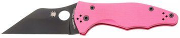 Ніж Spyderco Yojimbo 2 Black Blade Sprint Run Pink C85GPNBKP2 871783 фото