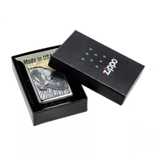 Запальничка Zippo 2003192 Eagle sun-fly Emblem 77890043 фото