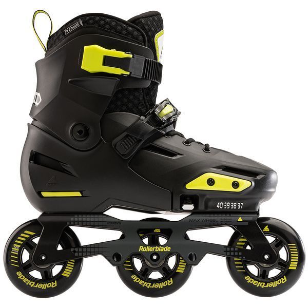 Rollerblade роликовые коньки Apex 3WD black-lime 29-32 29275 фото