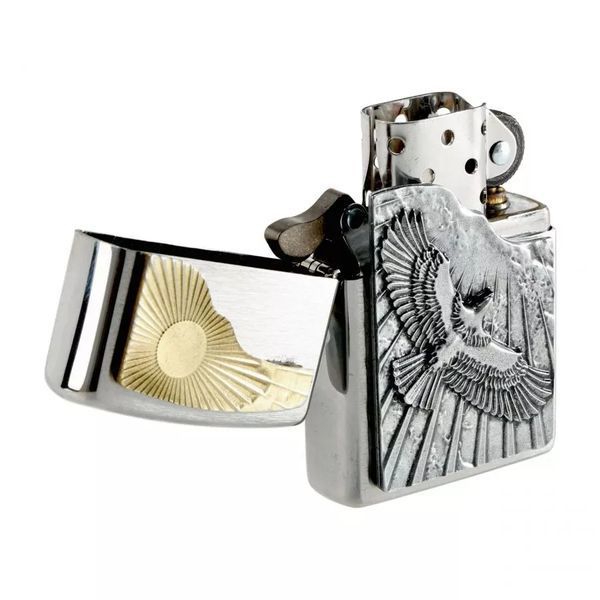 Запальничка Zippo 2003192 Eagle sun-fly Emblem 77890043 фото