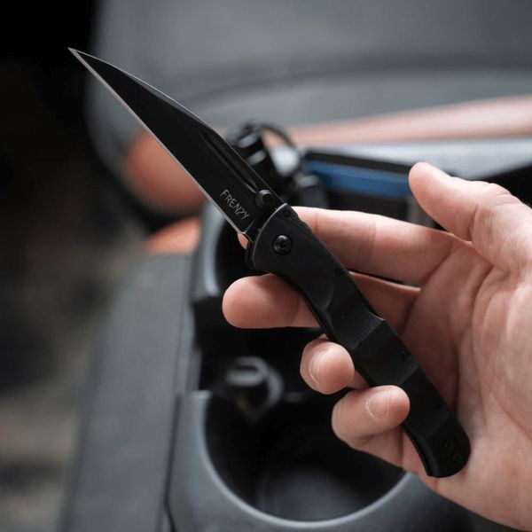 Нож Cold Steel Frenzy II CPM-3V G-10 Black CS-FL-35FRN-BKBK 12601633 фото