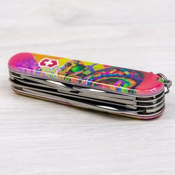 Швейцарский нож Victorinox Huntsman Zodiac Змея-теннисист 1.3713_Z4300pk V77554197 фото