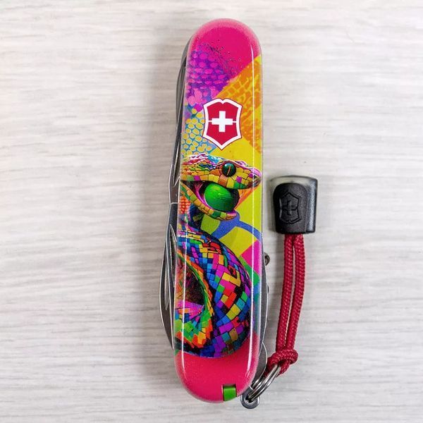 Швейцарский нож Victorinox Huntsman Zodiac Змея-теннисист 1.3713_Z4300pk V77554197 фото