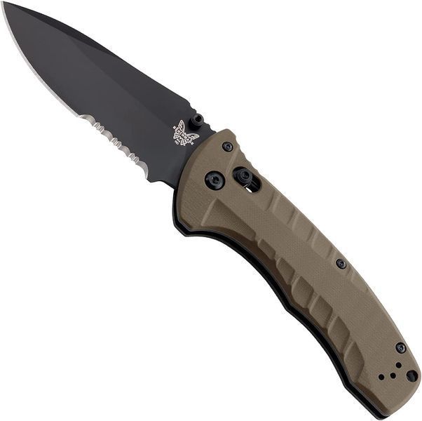 Ніж Benchmade Turret Olive 980SBK Напівсеррейтор 4008668 фото
