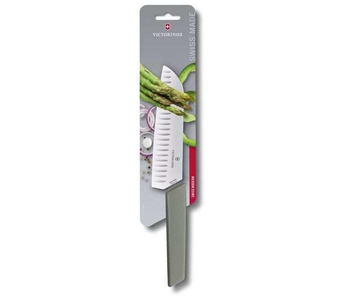 Ніж кухонний Victorinox Swiss Modern Santoku 6.9056.17K6B V77554472 фото