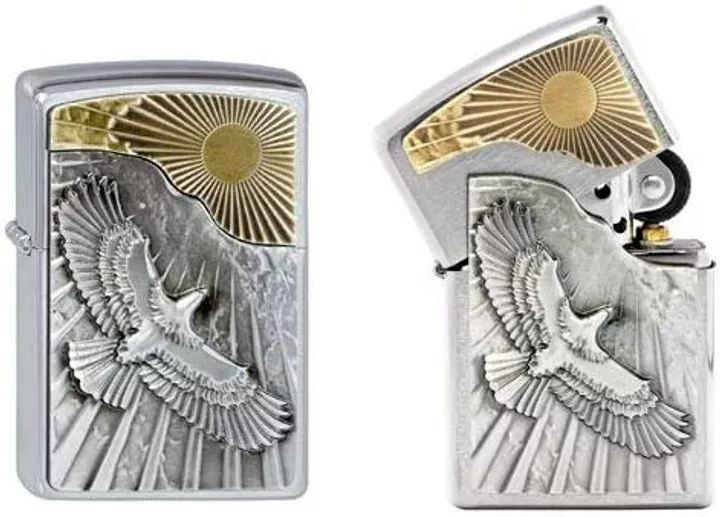 Запальничка Zippo 2003192 Eagle sun-fly Emblem 77890043 фото