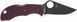 Нож Spyderco Manbug Black Blade Micro-Melt PD1 FRN Burgundy MBBGBKP 871723 фото 3