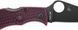 Нож Spyderco Manbug Black Blade Micro-Melt PD1 FRN Burgundy MBBGBKP 871723 фото 4