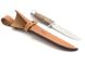 Шкіряні піхви для ножа Великі L з застібкою руді 11101026 фото 3