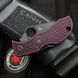 Нож Spyderco Manbug Black Blade Micro-Melt PD1 FRN Burgundy MBBGBKP 871723 фото 6